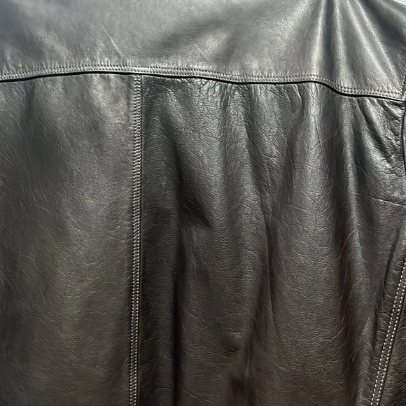 Missani Le Collezioni. Mens brown leather jacket. Size 2x - Picture 13 of 13